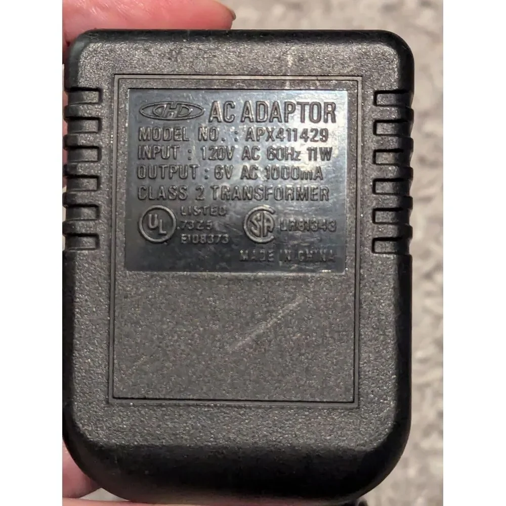 AC Adaptor‎ APX411429 6V 1000mA 11W